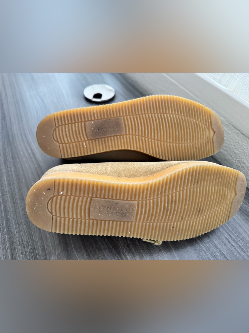 Clarks Originals Beige Suede Wallabee-Shoes Size 8 - Picture 5 of 7